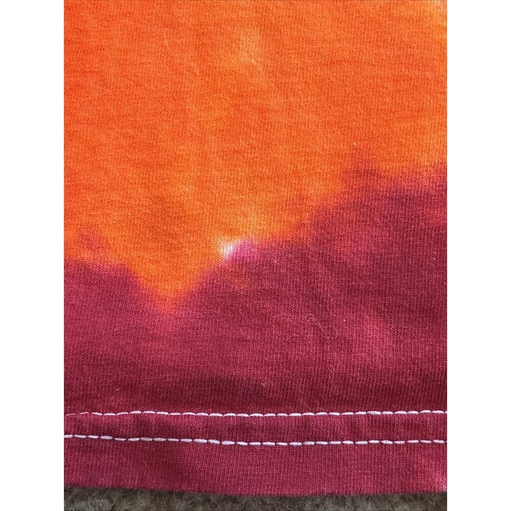 Led Zeppelin Tie Dye T-Shirt US Tour 1975 Graphic Band Tee Rainbow Dye Size L - Picture 3 of 7